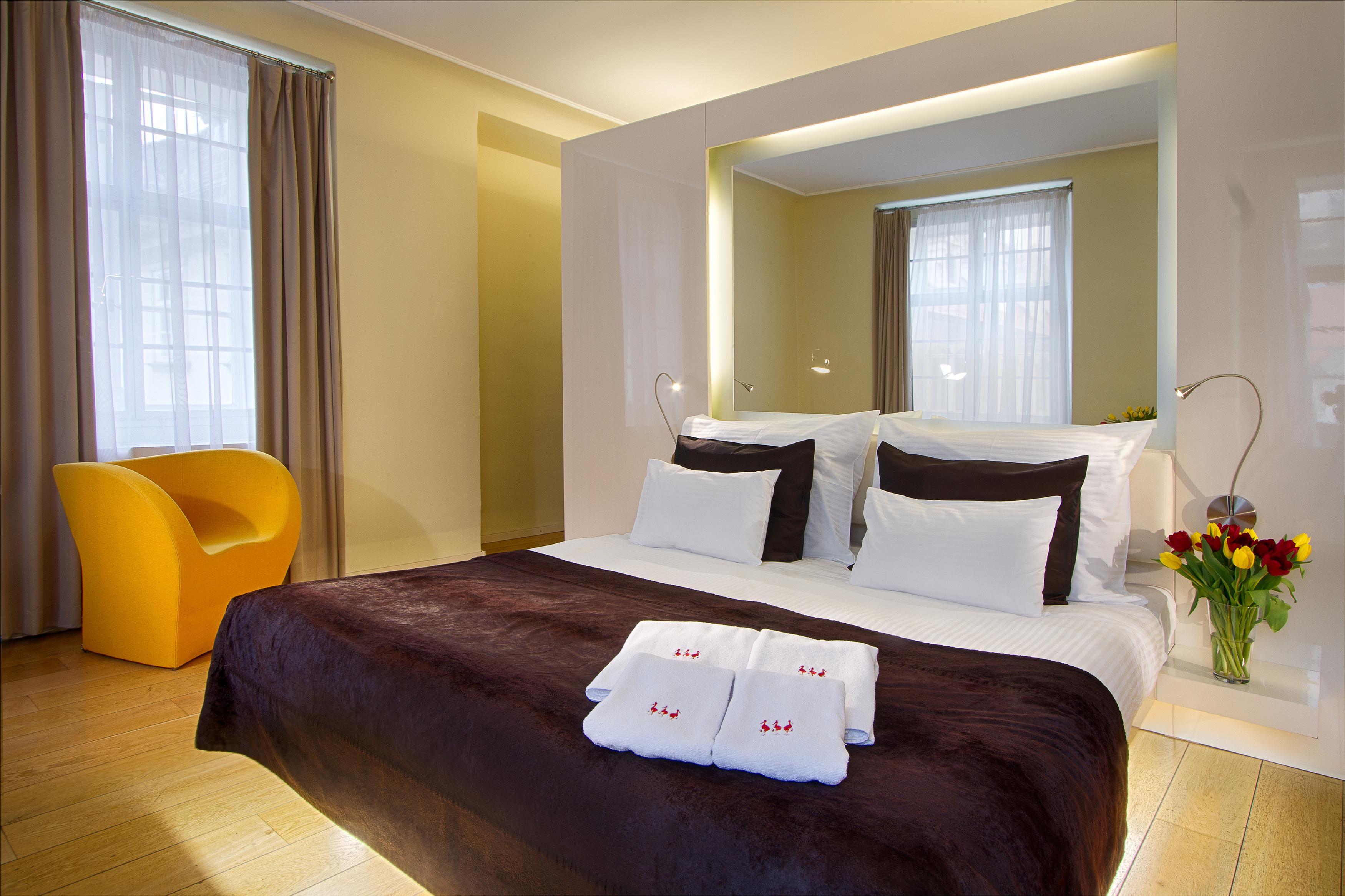 Three Storks Hotel Prague Exterior photo A room at the hotel